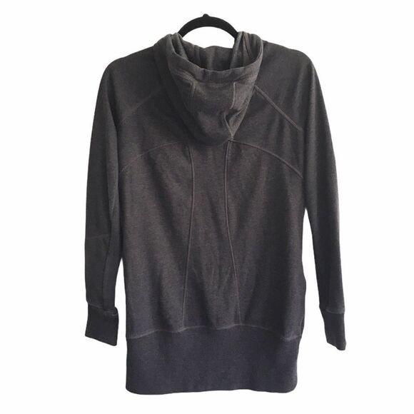 90 Degree by Reflex Front Zip Hooded Long Sleeve Sweatshirt Jacket Grey S - Picture 5 of 6